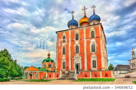 Assumption Cathedral of Ryazan Kremlin in Russia Assumption Cathedral of Ryazan Kremlin in Russia 34669652
