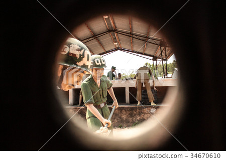 Coconut Tree Prison o Phu Quoc Island in Vietnam Coconut Tree Prison o Phu Quoc Island in Vietnam 34670610