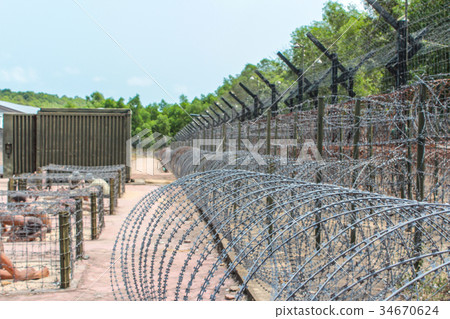 Inside the Coconut Tree Prison, Vietnam War museum Inside the Coconut Tree Prison, Vietnam War museum 34670624