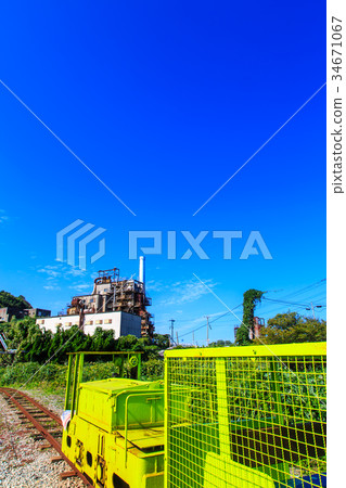廢電廠和煤礦跟踪Ikeshima煤礦跟踪長崎 34671067