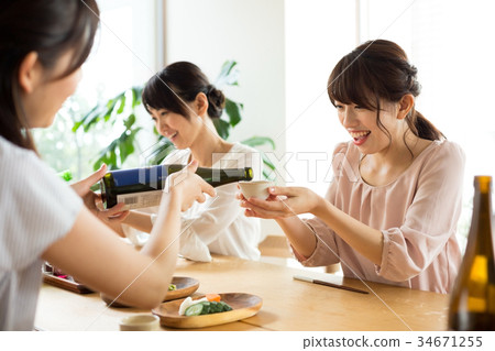 Sake, sake, women's association Sake, sake, women's association 34671255
