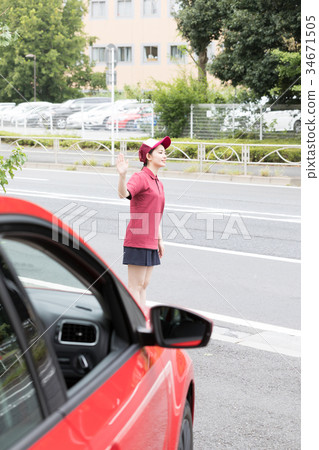 Gas station see-off 34671505