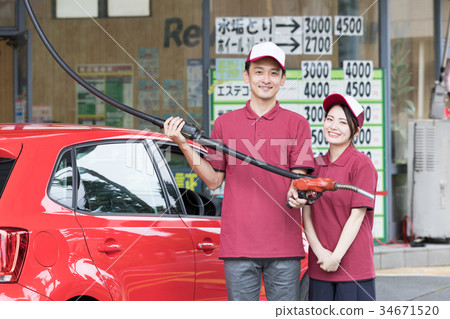 gas station  34671520