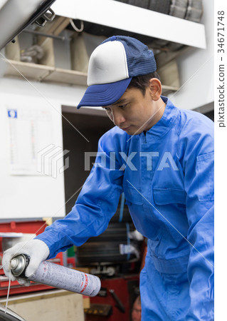 圖庫照片: 汽車修理工 人 人物