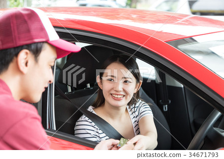 Gas station payment card 34671793