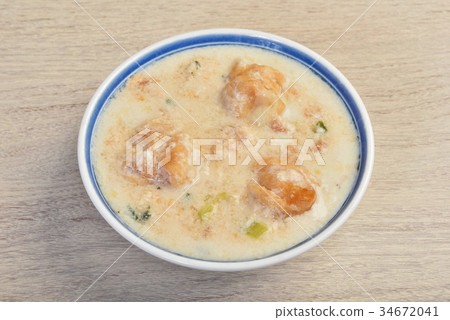 Salted soy bean milk 34672041