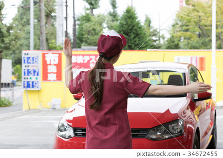 Gas station induction guidance 34672455