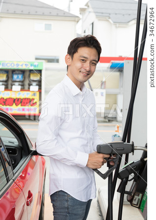 加油站加油自駕車租車 34672964