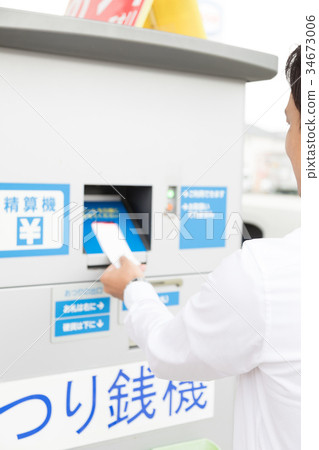 Gas station refueling self person payment 34673006