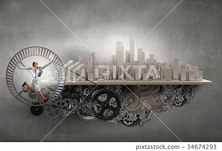 To turn as squirrel in wheel To turn as squirrel in wheel 34674293
