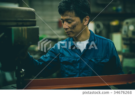 小工廠 後街商店 男人 34676268