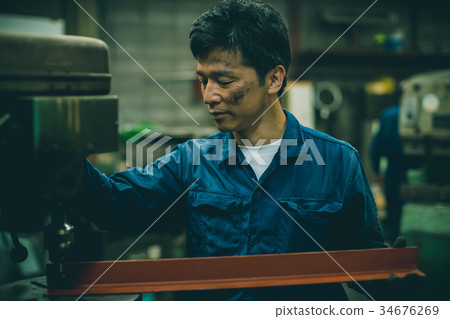 小工廠 後街商店 男人 34676269