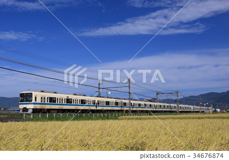 Odakyu Train Type 4000 Speeding Inada 34676874