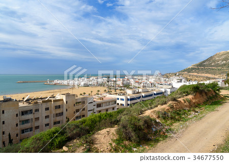 View of Beach in Agadir city, Morocco 34677550