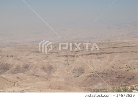 Mount Nebo Moses' last place Jordan River Palestinian Territories Mount Nebo Moses' last place Jordan River Palestinian Territories 34678629