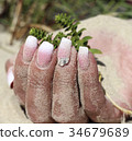 Hand in the sand 34679689