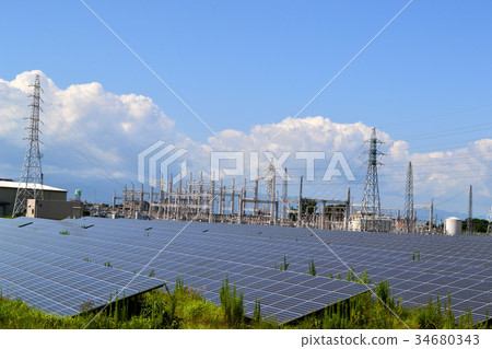 Landscape of the modernized industrial heritage of Omuta Miike Port area (Mega Solar Omuta Power Station) Landscape of the modernized industrial heritage of Omuta Miike Port area (Mega Solar Omuta Power Station) 34680343
