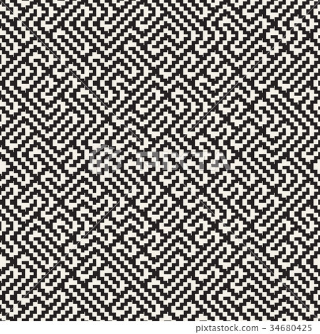 Irregular Maze Line. Abstract Geometric Background Irregular Maze Line. Abstract Geometric Background 34680425