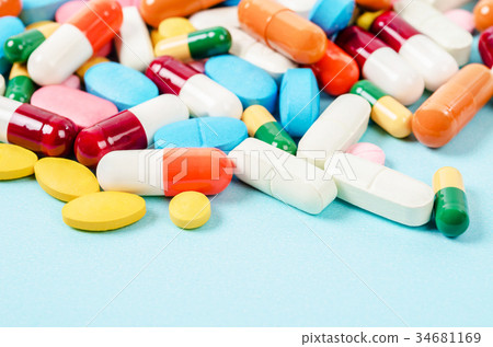 Generic prescription medicine drugs pills. Generic prescription medicine drugs pills. 34681169
