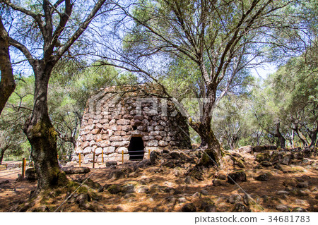 Nuraghe in the nuragic sanctuary of Santa Cristina Nuraghe in the nuragic sanctuary of Santa Cristina 34681783