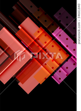 Color arrows on black background Color arrows on black background 34681840