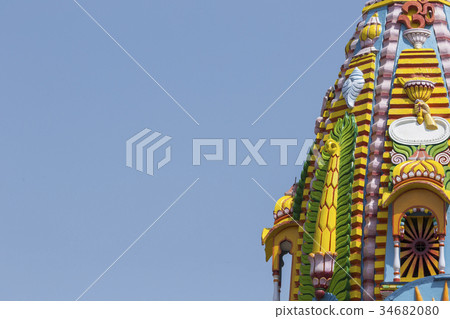 Sculpture symbols of Indian Temple 34682080