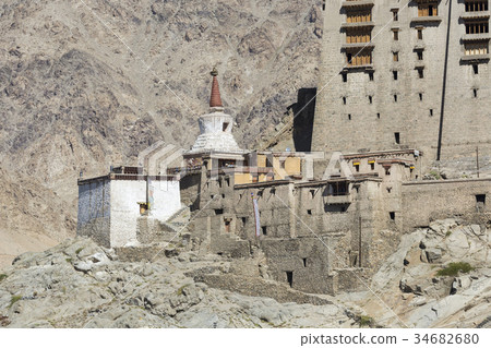 Leh city and Mountain, Leh Ladakh, India Leh city and Mountain, Leh Ladakh, India 34682680