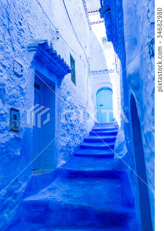 Blue city Chefchaouen 34682980