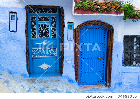 Blue city Chefchaouen 34683019