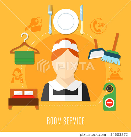 Room Service In Hotel 34683272