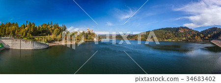 Medieval Dunajec castle in Niedzica 34683402