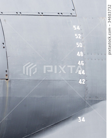 Hull of an old dutch submarine 34683732