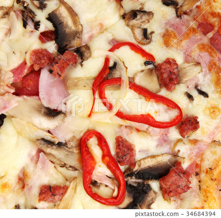 Pizza background 34684394