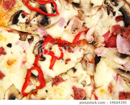 Pizza background 34684395