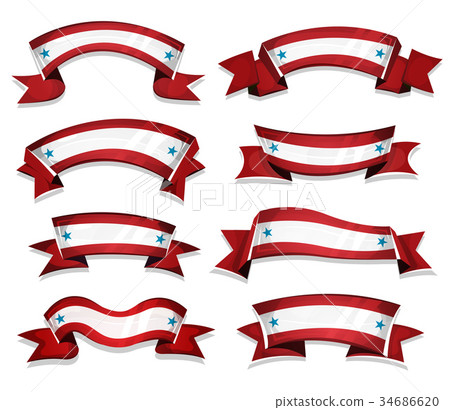Funny American Banners Set Funny American Banners Set 34686620