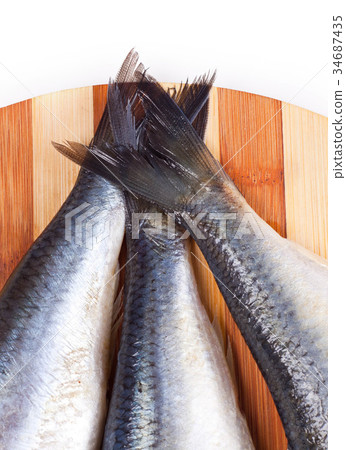 close up of Fish tails 34687435