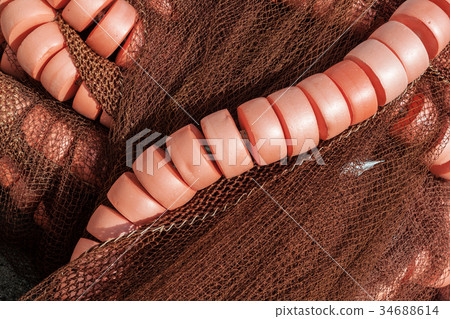 Fishing nets are drying. Fishing nets are drying. 34688614