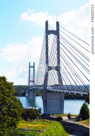 [Ishikawa Prefecture/Noto Peninsula Tourist Attractions] Twin Bridge Noto (Nakanoto Farm Road Bridge) 34689353
