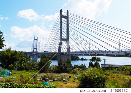 [Ishikawa Prefecture/Noto Peninsula Tourist Attractions] Twin Bridge Noto (Nakanoto Farm Road Bridge) 34689382