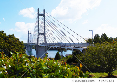 [Ishikawa Prefecture/Noto Peninsula Tourist Attractions] Twin Bridge Noto (Nakanoto Farm Road Bridge) 34689383