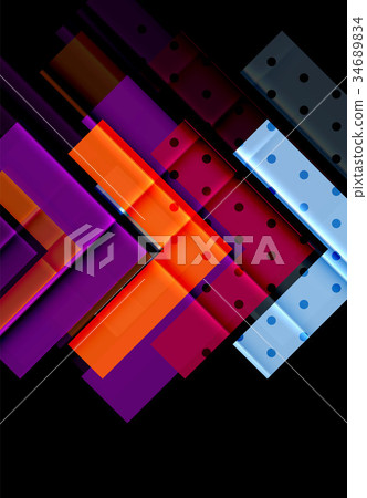 Color arrows on black background Color arrows on black background 34689834