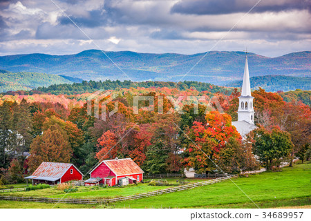 Peacham, Vermont, USA 34689957