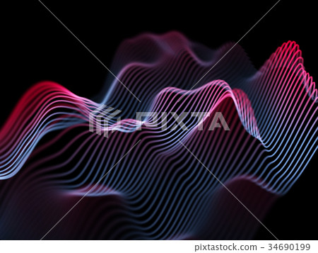 Information technology concept: abstract blue Information technology concept: abstract blue 34690199