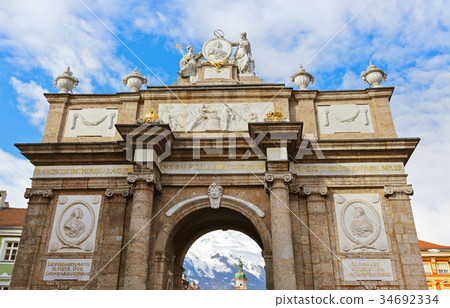 Triumph Arch in Innsbruck Austria 34692334