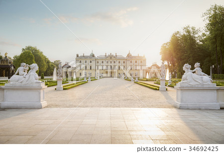 The Branicki Palace and park in Bialystok, Poland 34692425