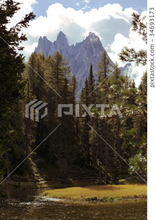 lago Antorno at the Dolomites lago Antorno at the Dolomites 34693173
