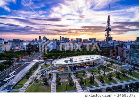 《Aichi Prefecture》Nagoya/Cityscape 《Evening view》 《Aichi Prefecture》Nagoya/Cityscape 《Evening view》 34693372