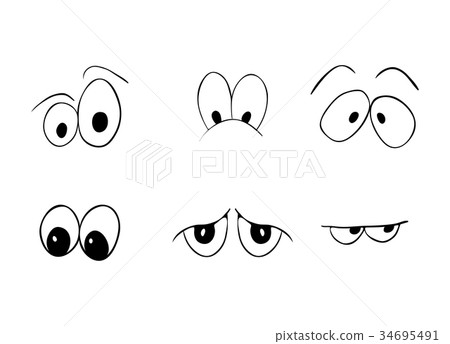 cartoon eyes vector symbol icon design. cartoon eyes vector symbol icon design. 34695491