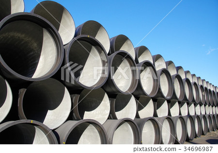 Steel pipe pile 34696987