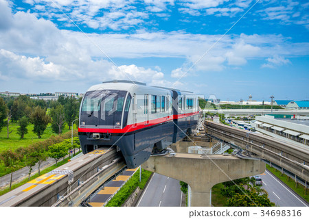 Yui Rail Naha City Monorail 34698316